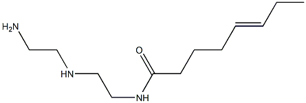 N-[2-[(2-Aminoethyl)amino]ethyl]-5-octenamide 结构式