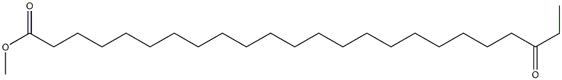 22-Oxotetracosanoic acid methyl ester 结构式