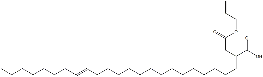 2-(15-Tricosenyl)succinic acid 1-hydrogen 4-allyl ester 结构式