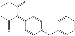 1,4-Dihydro-4-(2,6-dioxocyclohexan-1-ylidene)-1-benzylpyridine 结构式