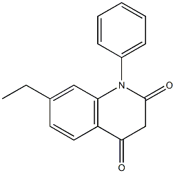 1-(Phenyl)-7-ethylquinoline-2,4(1H,3H)-dione 结构式
