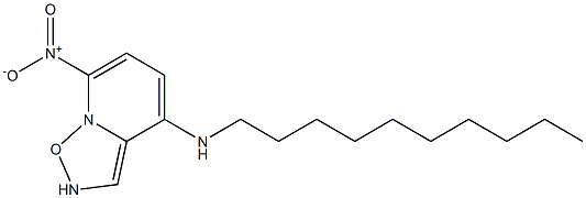4-Decylamino-7-nitrobenzofurazane 结构式
