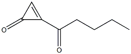 3-Pentanoyl-2-cyclopropen-1-one 结构式