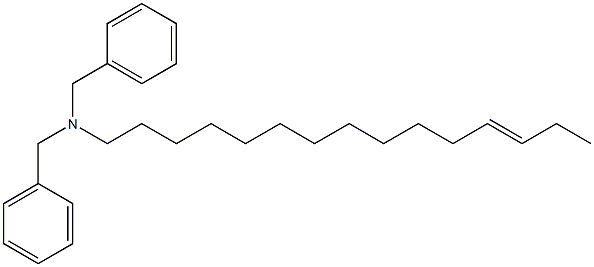 (12-Pentadecenyl)dibenzylamine 结构式