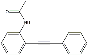 N-Acetyl-2-(phenylethynyl)aniline 结构式