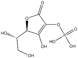 2-O-Phospho-L-ascorbic acid 结构式