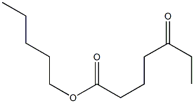 5-Oxoheptanoic acid pentyl ester 结构式