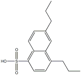 4,6-Dipropyl-1-naphthalenesulfonic acid 结构式