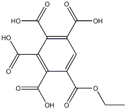 Benzene-1,2,3,4,5-pentakis(carboxylic acid ethyl) ester 结构式