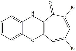 7,9-Dibromobenzo[b]cyclohept[e][1,4]oxazin-10(11H)-one 结构式