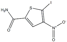 2-Iodo-3-nitrothiophene-5-carboxamide 结构式