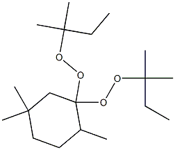 2,5,5-Trimethyl-1,1-bis(tert-pentylperoxy)cyclohexane 结构式