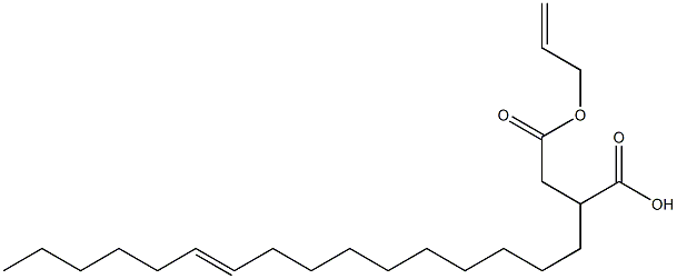 2-(10-Hexadecenyl)succinic acid 1-hydrogen 4-allyl ester 结构式