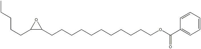 Benzoic acid 12,13-epoxyoctadecan-1-yl ester 结构式