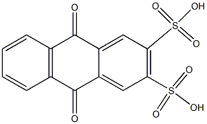 9,10-Dihydro-9,10-dioxoanthracene-2,3-disulfonic acid 结构式