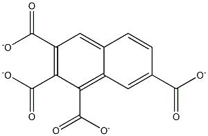 1,2,3,7-Naphthalenetetracarboxylate 结构式