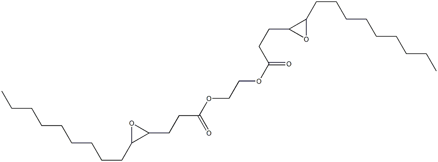 Bis(4,5-epoxymyristic acid)1,2-ethanediyl ester 结构式