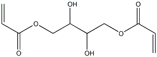 Bisacrylic acid 2,3-dihydroxybutane-1,4-diyl ester 结构式