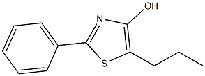 2-Phenyl-5-propylthiazol-4-ol 结构式
