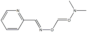 2-Pyridinecarbaldehyde O-dimethylaminocarbonyl oxime 结构式