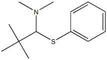 N,N,2,2-Tetramethyl-1-(phenylthio)-1-propanamine 结构式