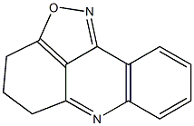 4,5-Dihydro-3H-isoxazolo[5,4,3-kl]acridine 结构式