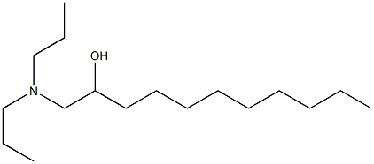 1-Dipropylamino-2-undecanol 结构式