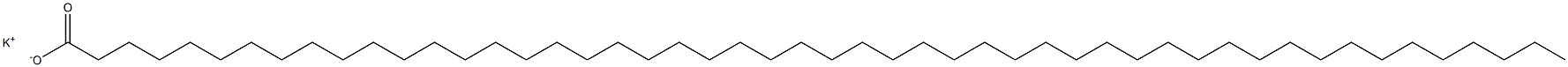 Pentacontanoic acid potassium salt 结构式