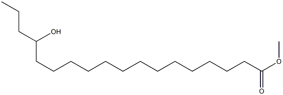 15-Hydroxyoctadecanoic acid methyl ester 结构式