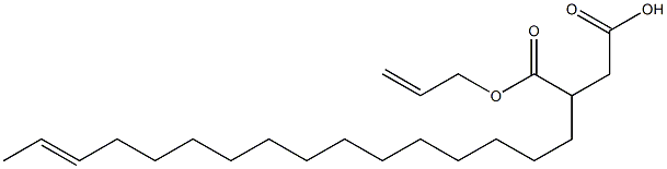 3-(14-Hexadecenyl)succinic acid 1-hydrogen 4-allyl ester 结构式