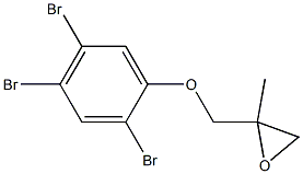 2,4,5-Tribromophenyl 2-methylglycidyl ether 结构式