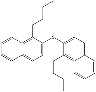 (Butyl)(2-naphtyl) sulfide 结构式