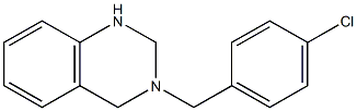 3-(4-Chlorobenzyl)-1,2,3,4-tetrahydroquinazoline 结构式
