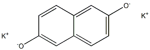 Dipotassium 2,6-naphthalenediolate 结构式