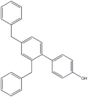 4-(2,4-Dibenzylphenyl)phenol 结构式