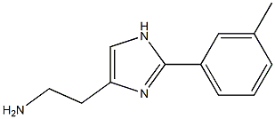 2-[3-Methylphenyl]-1H-imidazole-4-ethanamine 结构式