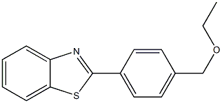 2-[4-(Ethoxymethyl)phenyl]benzothiazole 结构式