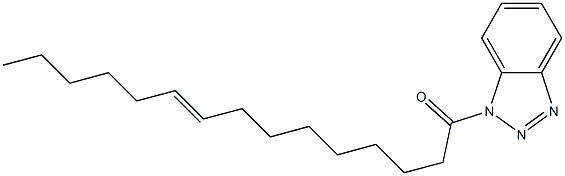 1-(9-Pentadecenoyl)-1H-benzotriazole 结构式