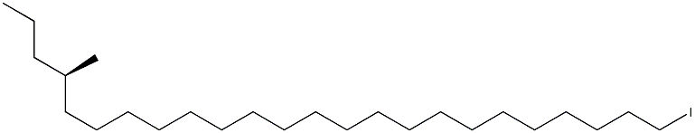 [R,(-)]-1-Iodo-21-methyltetracosane 结构式