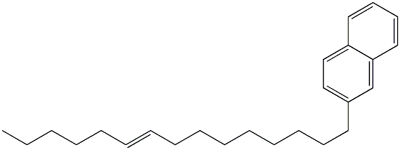 2-(9-Pentadecenyl)naphthalene 结构式