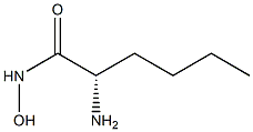 (2S)-2-Butyl-2-aminoacetohydroxamic acid 结构式