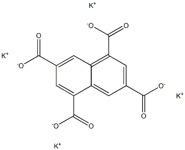 1,3,5,7-Naphthalenetetracarboxylic acid tetrapotassium salt 结构式