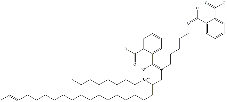 Bis[phthalic acid 1-(16-octadecenyl)]dioctyltin(IV) salt 结构式