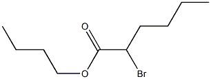 2-Bromohexanoic acid butyl ester 结构式