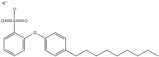 2-(4-Nonylphenoxy)benzenesulfonic acid potassium salt 结构式