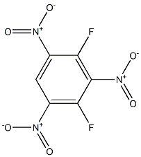 2,4-Difluoro-1,3,5-trinitrobenzene 结构式