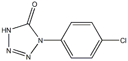 1-(4-Chlorophenyl)-1H-tetrazol-5(4H)-one 结构式