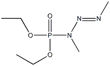 1,3-Dimethyltriazen-3-ylphosphonic acid diethyl ester 结构式