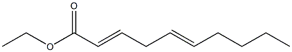 2,5-Decadienoic acid ethyl ester 结构式