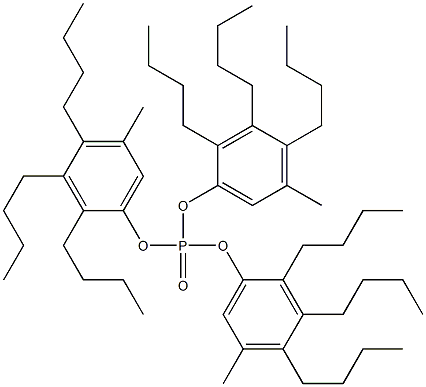 Phosphoric acid tris(methyltributylphenyl) ester 结构式